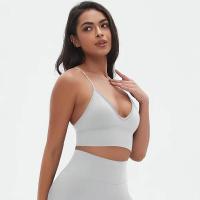 Top sin costuras Nylon de secado rápido Color sólido Adecuado para yoga y estiramientos Deportes profesionales - details 28