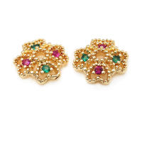 Accesorios de Joyería DIY de Alta Calidad Abalorios de Cuarzo de Brasa Dorada de 18K - details 2