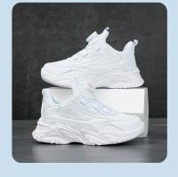 Zapatillas De Correr Para Niños 2023 Zapatos Deportivos Blancos Para Niños Y Niñas Casual Transpirables De Cuero Con Cordones Y Hebilla Adecuadas Para Otoño - details 18