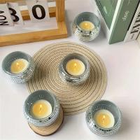 Soporte de Vela de Bola de Disco de Espejo Funda de Vela de Tea con Estilo 70S para Fiestas, Bodas, Cumpleaños y Decoración del Hogar Vela No Incluida - details 1