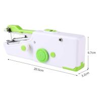 Máquina de coser portátil para reparaciones rápidas, Mini juego de costura para el hogar, herramienta de ropa DIY - details 5
