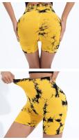 Pantalones cortos de cintura alta para mujer Cinturón elástico, sin costuras, moda en tus piernas, ideal para gimnasio, entrenamiento, correr, verano - details 16