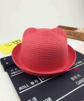 Gorra para niños, decoración de orejas para niños de verano, sombrero de Panamá ppy para niño sólido - details 28