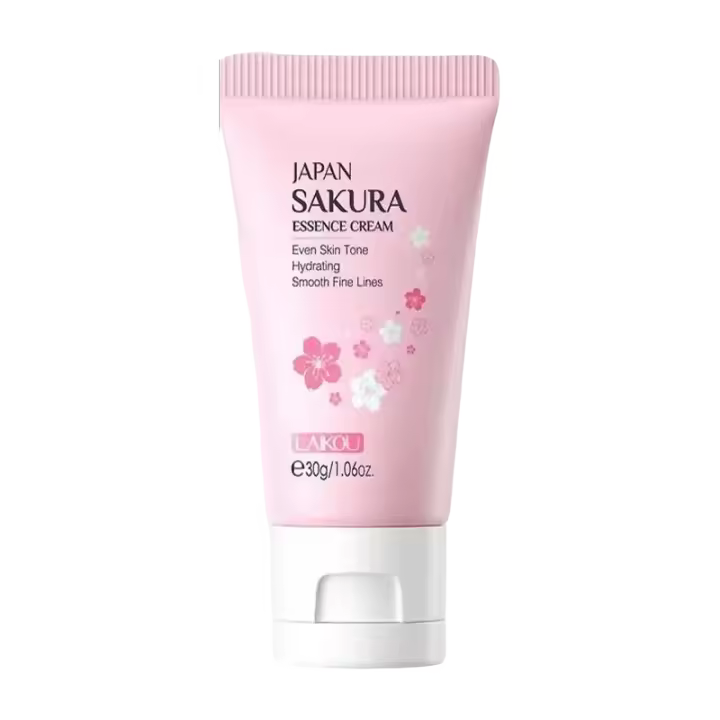 Sérum Blanqueador de Sakura Anti-envejecimiento, Desvanecimiento de Líneas Finas, Ajuste de Poros, Mejora del Melanina, Hidratante para Piel Dulce Herramientas de Cuidado de la Piel Facial - 1