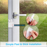 Sistema de Alarma Anti-Robo para Puertas y Ventanas de Elecpow con Control Remoto Inalámbrico Kit de Seguridad para el Hogar Detectores de Apertura de Puertas con Batería - details 10
