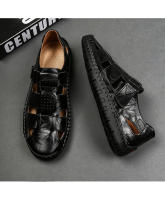 Sandalias de verano para hombre hechas a mano con goma antideslizante, sandalias clásicas de cuero para la playa - details 5