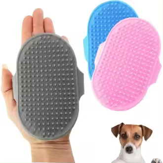 Guante de goma para mascotas Republic Dog Grooming, guante flexible que estimula la piel y elimina el pelo suelto, adecuado sin ensuciar - 1