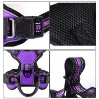 Arnés de Nylon Ajustable para Perros Chaleco Reflectante, Suave, Transpirable, Sin Tirones, Correa para Perros Pequeños y Grandes - details 1