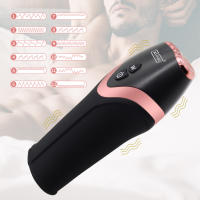 Vibrador de Pene para Masturbación Masculina 12 Velocidades Entrenador de Retraso Sexo Oral Juguetes para Hombres Ejercicio de Estimulación del Glándulo - details 7