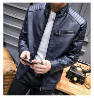 Nueva chaqueta de cuero para hombre, moda delgada de motocicleta juvenil, PU, de otoño e invierno - details 25