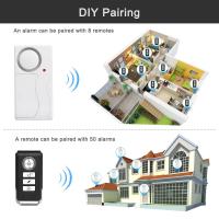 Elecpow-alarma inalámbrica para puerta y ventana, Control remoto, antirrobo, Sensor de seguridad - details 0