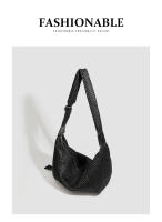 Nueva capa de aire cuadrícula bolso de hombro Premium Sense moda Simple Casual versátil Commuter bolso - details 8