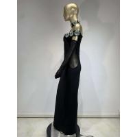 Verano vendaje 2025 mujeres celebridad Sexy Dias cristal negro Maxi vestido ceñido largo elegante vestido de fiesta de noche - details 3