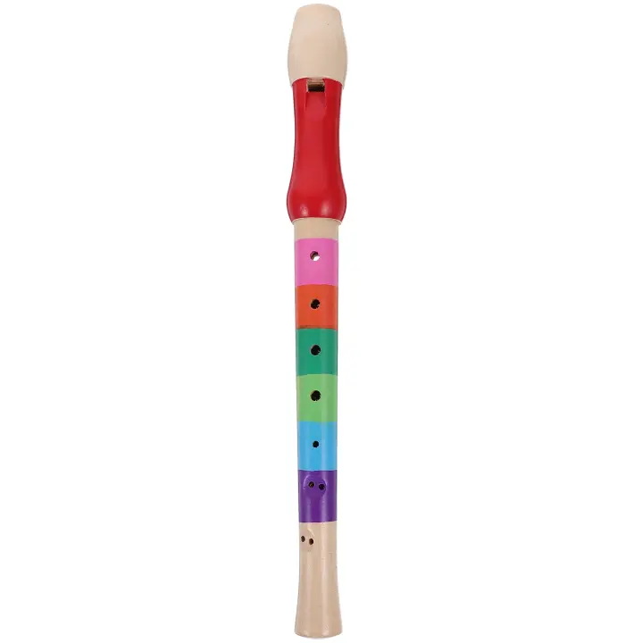 Instrumento de flauta Soprano de madera, grabador de 8 agujeros para Educación Temprana, instrumento Musical de viento de mader - 1