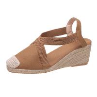 Sandalias de tacón de cuña informales de verano para mujer - details 0