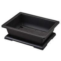 Contenedor ETA, soporte para salón, guardería, plato rectangular de plástico reutilizable, balcón antiguo, bonsái, jardín - details 2