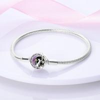 Pulsera de plata de ley 925 con forma de corazón y mariposa para mujer, brazalete de cadena de seguridad, compatible con abalorios originales, joyería - details 7