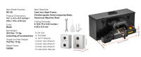 SucceBuy Cortador de barras de refuerzo hidráulico eléctrico, cortador de barras de refuerzo portátil para barras de refuerzo, cortador de acero de alta potencia con lata de aceite y accesorios - details 6