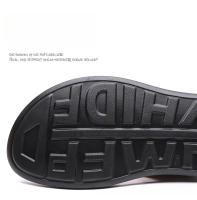 Chanclas de hombre de verano de cuero con patrón de cocodrilo de moda transpirable pellizco sandalias casual tendencia zapatos de playa Q1576 - details 6
