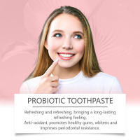 La pasta de dientes probiótica Bright White Mint refresca el aliento, limpia, embellece los dientes, cuida los dientes y el cuidado bucal - details 6