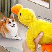Juguete de Peluche de Pato Grande Diversión Interactiva para Limpieza Dental de Perros - details 2