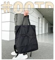 Mochila de gran capacidad Unisex, bolso deportivo impermeable de nailon, mochilas escolares de tendencia, bolso de viaje de ocio portátil - details 27