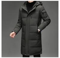 Chaquetas con capucha de plumón de pato blanco para hombre Parka impermeable gruesa y cálida de invierno para hombre Chaquetas de plumón Parka larga - details 12