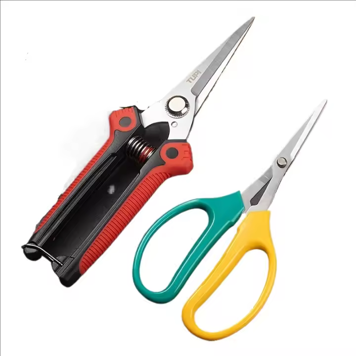 Set de Tijeras de Podar de Acero Inoxidable Tijeras de Fruta Manuales para Jardín y Bonsái - 1