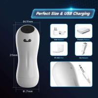 Leten masturbador masculino automático, vibración de succión, masturbador de succión Oral, Juguetes sexuales al vacío de Vagina Real - details 7