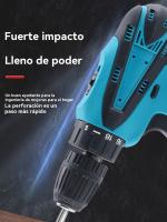 Taladro atornillador a batería para casa juego de destornilladores electricista - details 11