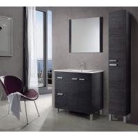 Mueble de Baño de 2 Puertas y 4 Patas Diseño Koncept Acabado en Blanco Brillante - details 14