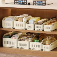 Contenedor de almacenamiento de cocina creativo, caja telescópica retráctil ajustable estirable, cajón de almacenamiento de gabinete apilable extraíble - details 13