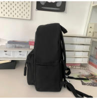Mochila escolar de nylon impermeable de alta capacidad, simple y sólida, con cremallera Mahua, mochilas de alta calidad, bolsas - details 1