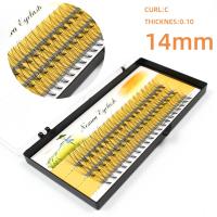Extensión de pestañas postizas 10D, pestañas postizas de visón negro, suaves e injerto Natural, 60 paquetes, maquillaje Individual - details 6