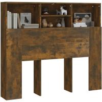 Mueble de Cabeza de Armario de Dormitorio Blanco Estantería de Pared con Almacenamiento - details 11