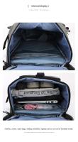 Mochila de gimnasio de viaje para mujer, bolso de mano de gran capacidad, deportivo, personalizado, seco, impermeable, de PU, con compartimento para zapatos - details 22