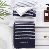 Toalla de mano de algodón puro para baño, toalla facial Suave a rayas, fuerte absorción de agua - details 7
