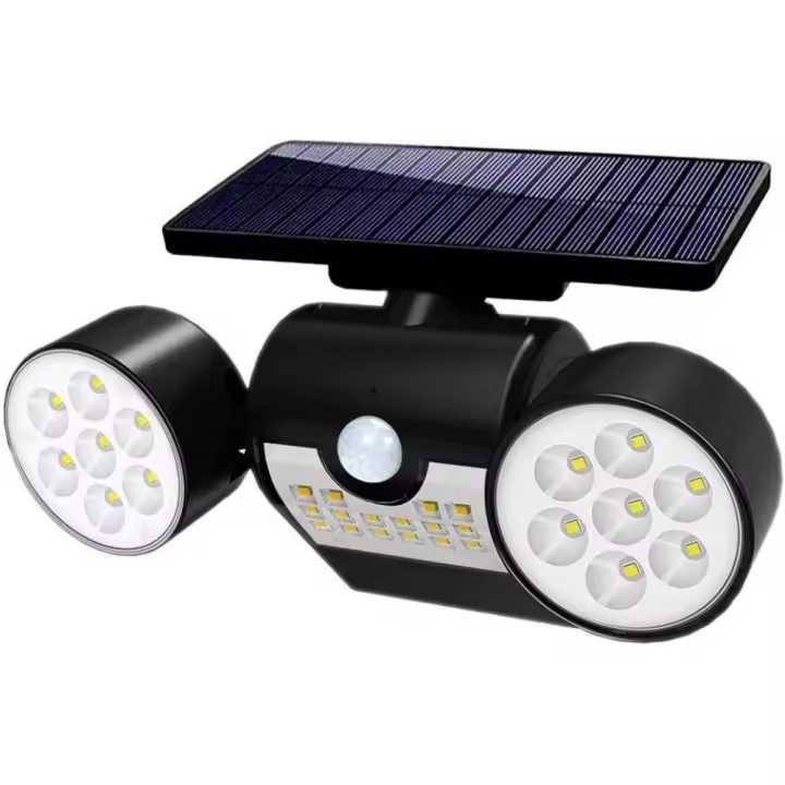 Luces solares LED superbrillantes para exteriores, Sensor de movimiento Solar, luces de pared de seguridad, luces de seguridad impermeables para puerta delantera - 1