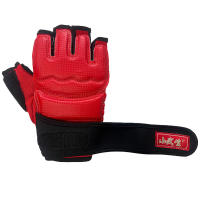 Guantes de entrenamiento de medio dedo, cuero PU, MMA, Lucha, Kick Boxing, Karate, Muay Thai - details 4