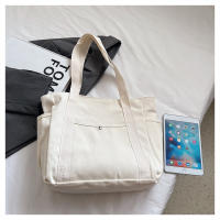 Bolso de mujer de lona de gran capacidad bolso de mano bolso de hombro estudiante universitario bolso versátil bolso de viaje multibolsillo - details 33