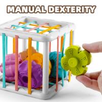 Juguetes Educativos Montessori para bebés, clasificación de formas, ejercicio de la Coordinación mano-ojo para mejorar la percepción 3D - details 13