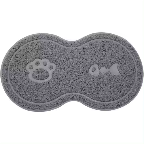 Alfombra de silicona impermeable y antideslizante para la alimentación de perros y gatos - 1