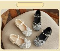 Zapatos de cuero de princesa para niños y niñas, calzado de tacón alto con diamantes de agua, para primavera y otoño, 2024 - details 6