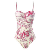 Nuevo traje de baño de una pieza para mujer, falda larga con protección solar y correa adelgazante, conjunto de dos piezas, traje de baño de aguas termales - details 10