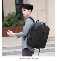 Mochila De Negocios Extensible de gran capacidad para hombre, morral multifunción de viaje con carga USB, impermeable, expandible, para ordenador - details 22