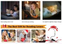 Luz de Lectura LED Portátil Recargable por USB Luz de Día Blanca Cálida Friiente Ajustable - details 2