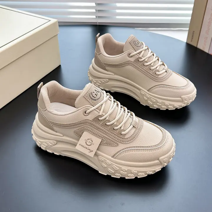 Zapatillas de Estilo Coreano para Primavera 2025 Zapatos Deportivos de Plataforma para Mujeres - 1
