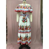 Nuevo vestido largo con vuelo y estampado de flores rojas de un hombro para primavera y verano 2025 - details 29