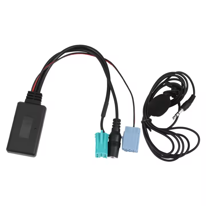 Cable auxiliar Bluetooth 5,0 para coche, micrófono manos libres para teléfono móvil, adaptador de llamadas gratis para Renault 2005-2011 - 1
