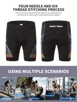 Pantalones cortos de ciclismo para hombre con bolsillo, acolchados y ligeros para ciclismo al aire libre y carreras - details 4
